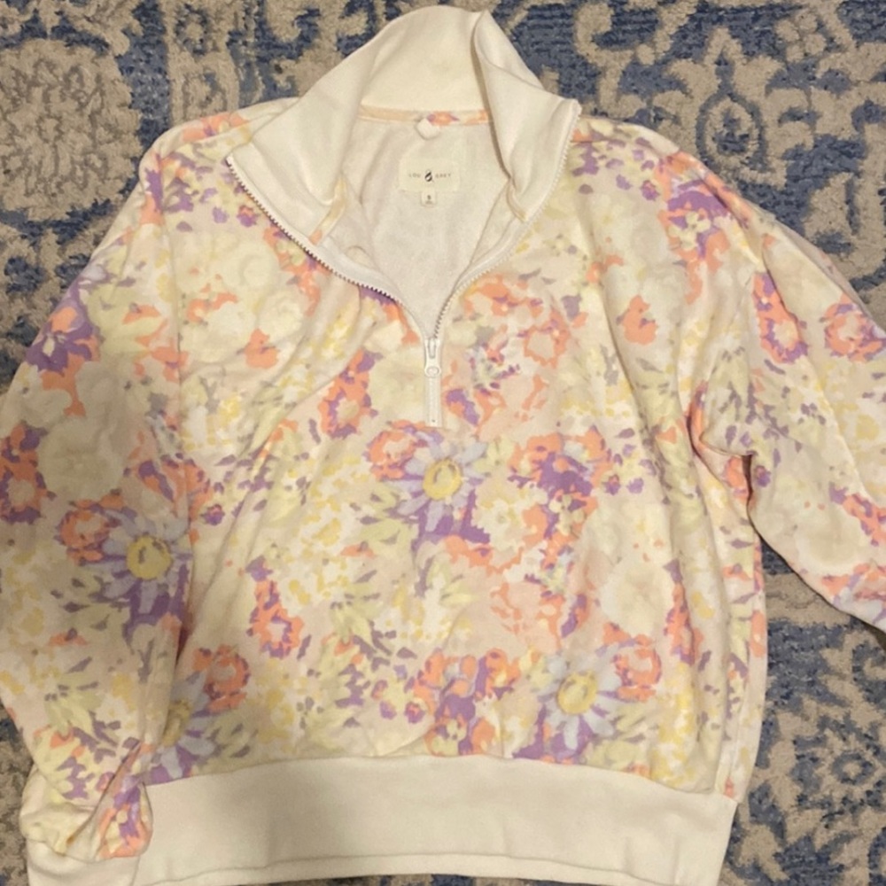 Lou and Grey floral print sweatsuit